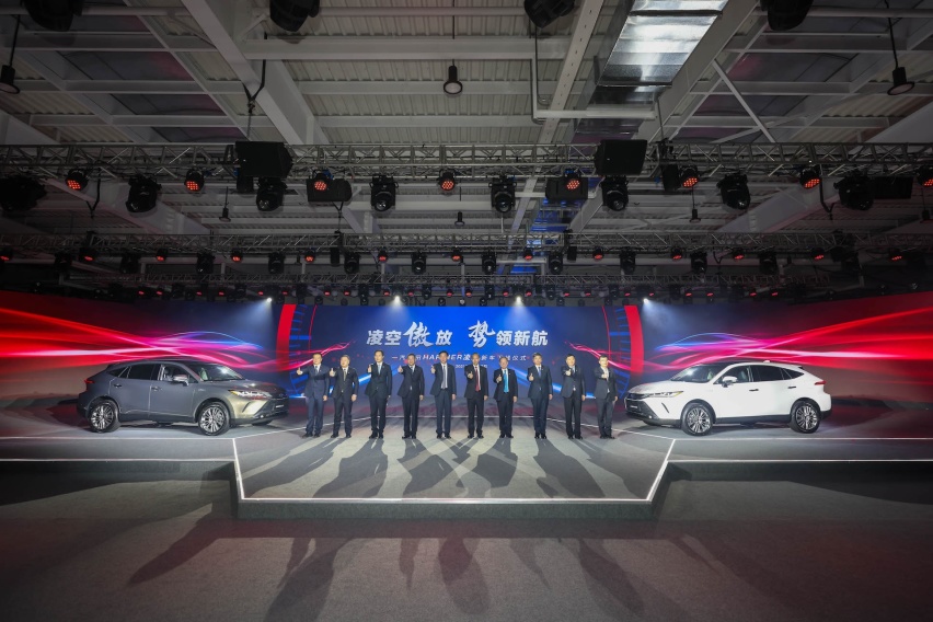 一汽丰田最美SUV HARRIER凌放在长春基地下线