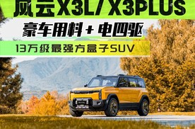 13万级电四驱方盒子SUV，奇瑞风云X3L/X3PLUS太全能