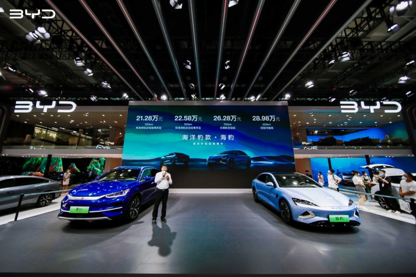 比亚迪海豹登陆长春汽博会 首次搭载iTAC技术