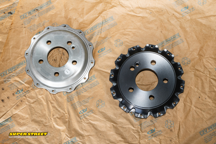 奔驰E级更换Brembo HP2000刹车片CZV打孔刹车盘