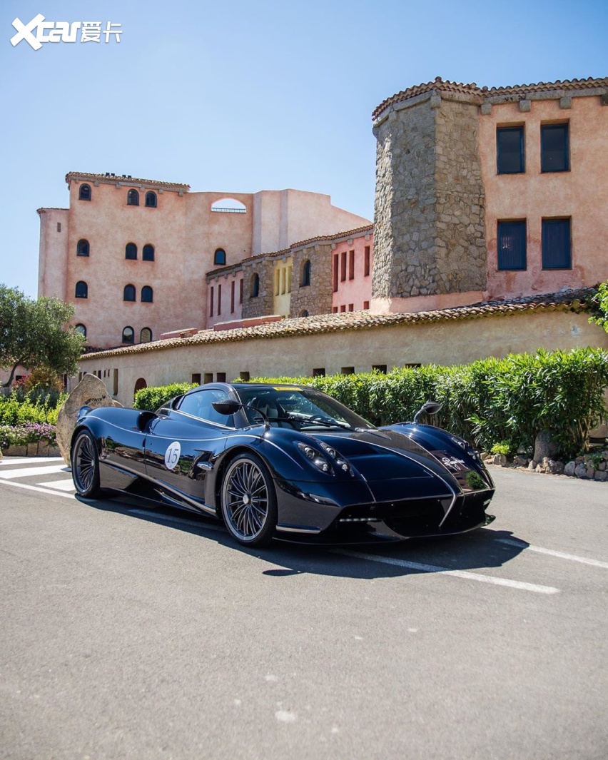 帕加尼huayra敞篷版实车 运动气势很强