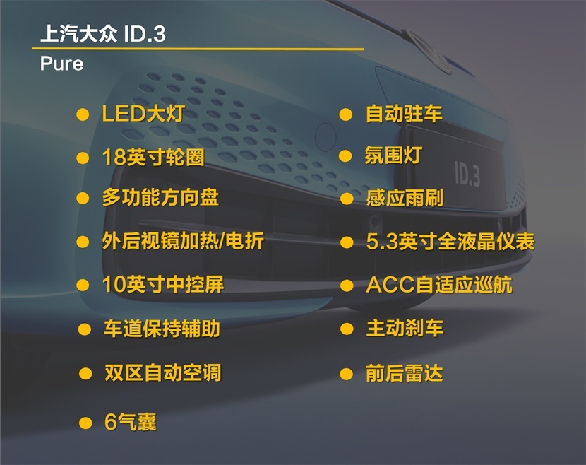 亲民、实用、续航不低 特斯拉慌不慌？ 上汽大众ID.3购车手册