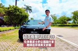 试驾岚图FREE 318四驱版：化身黑武士的公路旅行家！跑得远开得爽又舒服