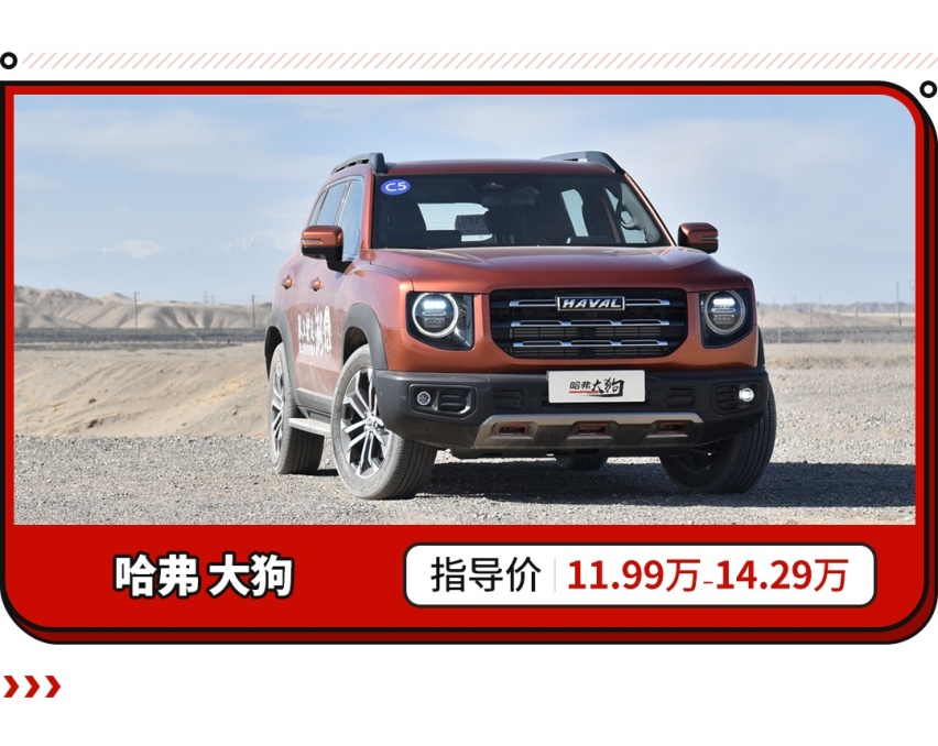 哈弗大狗正式上市！11.99万起 自主复古精品