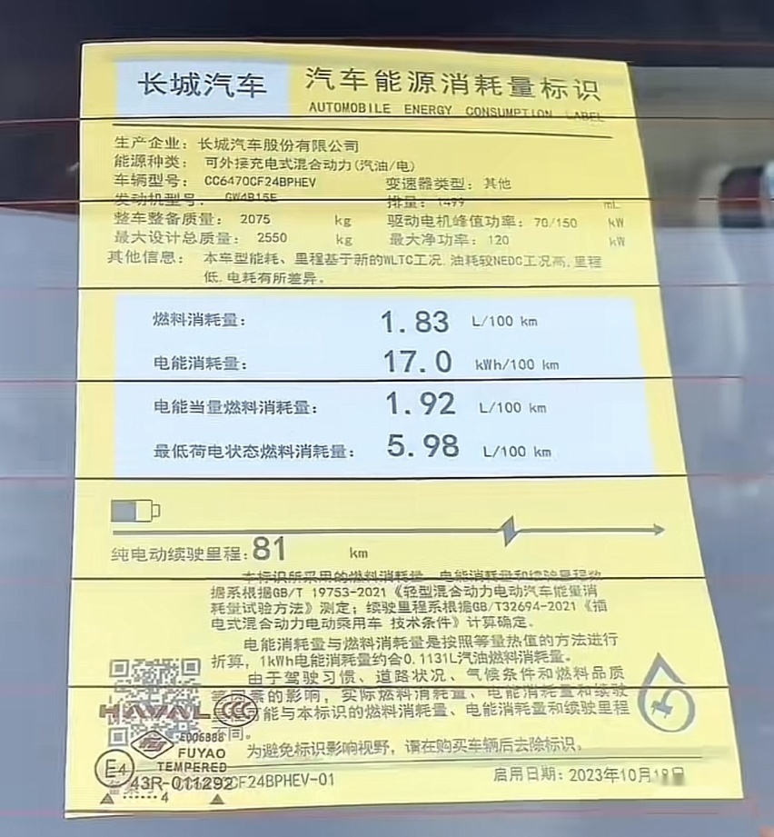 哈弗二代大狗Hi4版到店，配378马力+四驱，油耗1.83L
