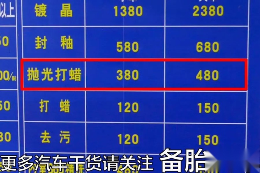 一面车漆，一生能做几次抛光