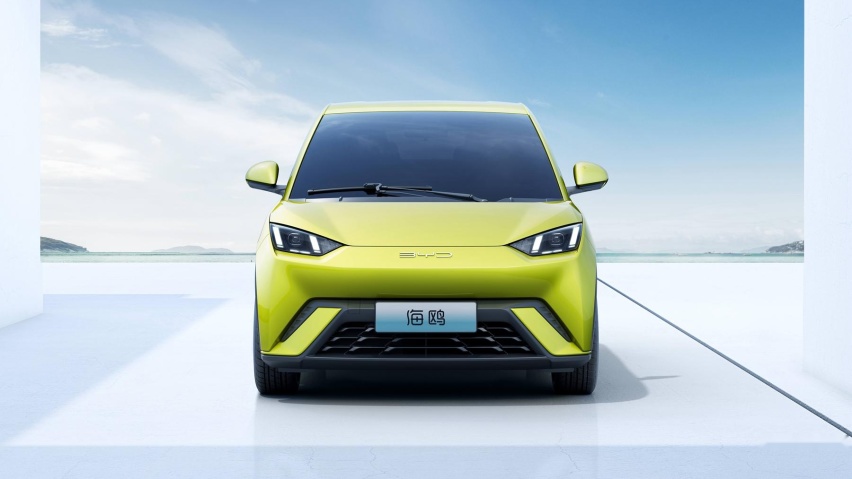 比亚迪海鸥官图首发,电机最大功率55kW,单挑五菱缤果!