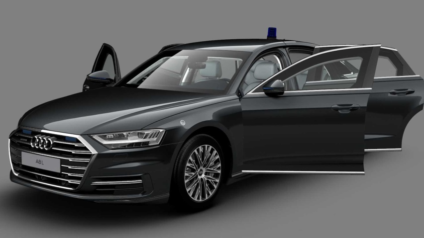 车重近4吨，S8同款引擎，A8L Security防弹版发布