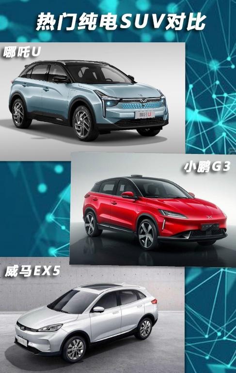 热门纯电SUV怎么选？哪吒U/小鹏G3/威马EX5深度对比