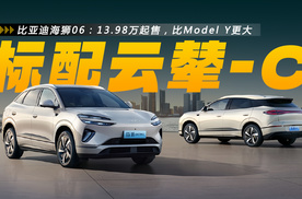 比亚迪海狮06：13.98万起售，比Model Y更大，纯电版不比混动版差