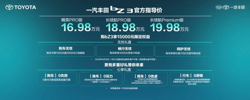 百城千台！一汽丰田bZ3店头发布会暨交车仪式盛大启幕
