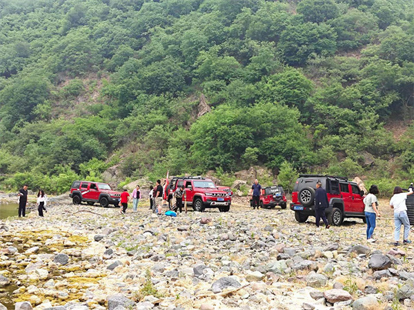 宜阳莲庄涧河自驾游 天然越野场 驰骋山水间