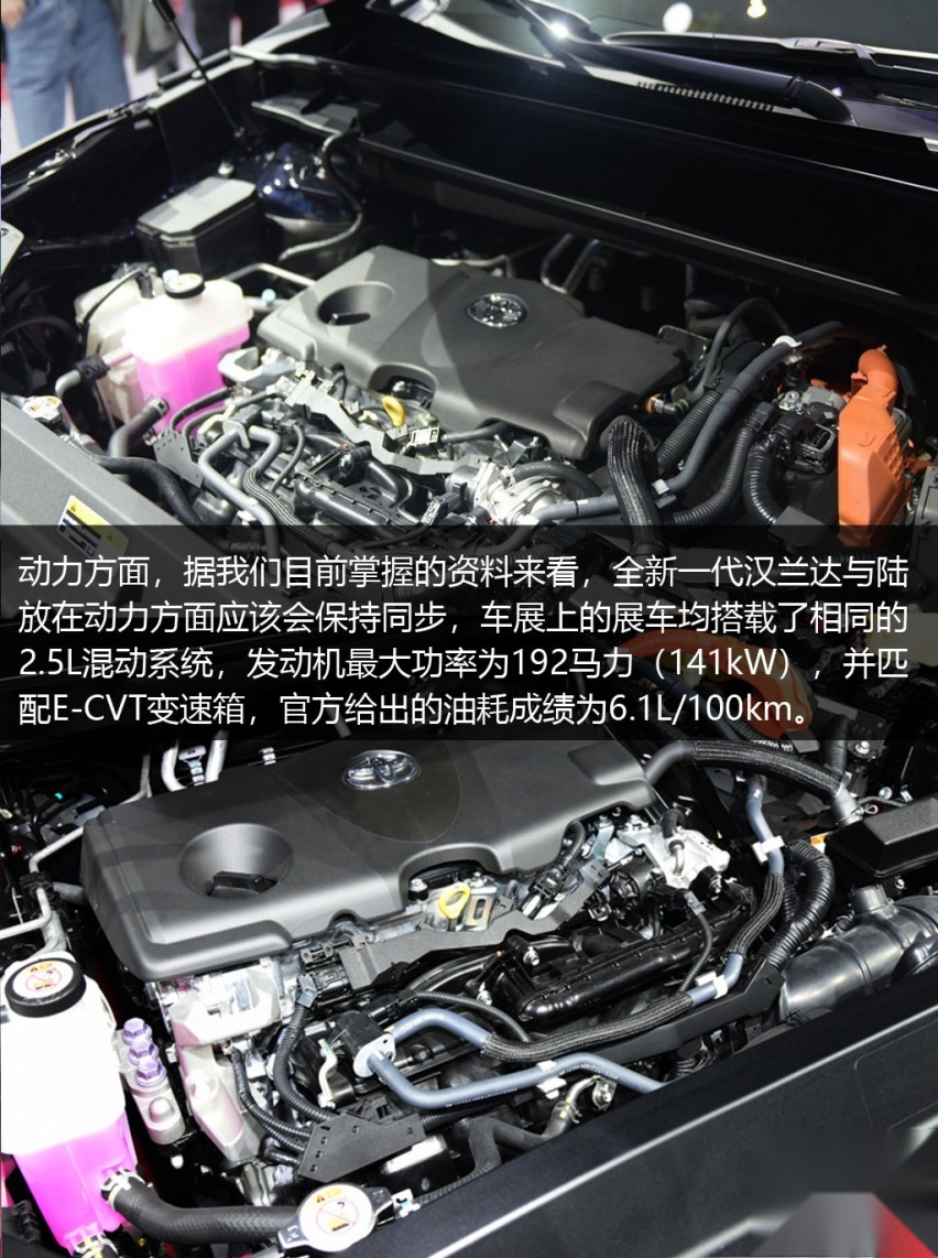 撕掉旧标签 全新一代汉兰达对比皇冠陆放