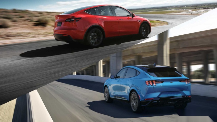 快既王道 Mustang Mach-E对比Model Y