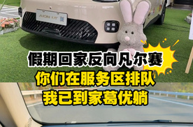 假期回家反向凡尔赛：你们在服务区排队，我已到家葛优躺​