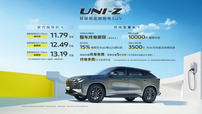 可插混可增程，重新定义混动标杆，长安UNI-Z继续掀桌子，11.79万