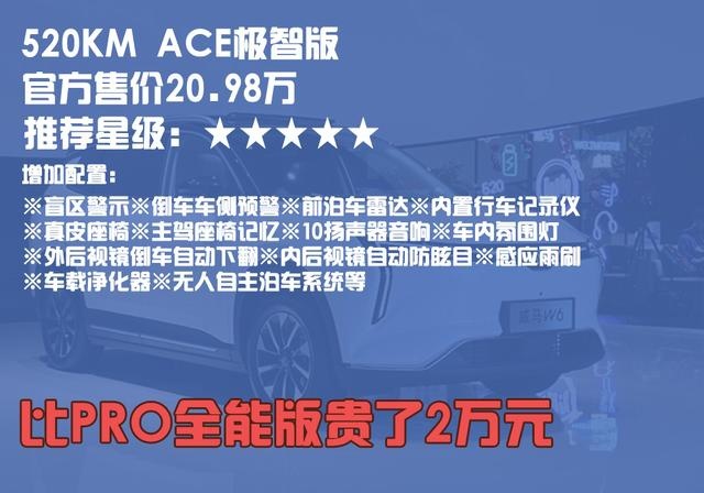 可无人自主泊车，20万元买威马W6，哪款更值得买？
