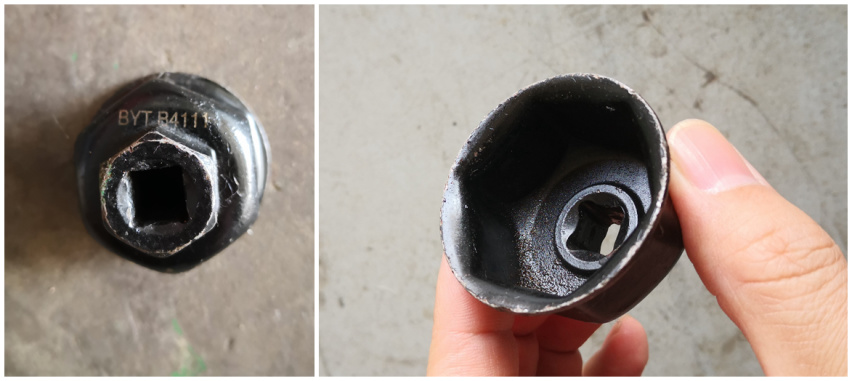 奥迪A6L更换机油滤清器底座总成