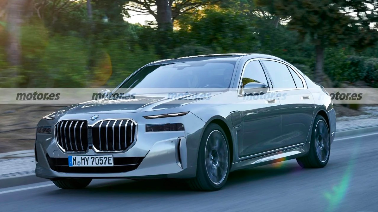 全新宝马7系假想图曝光 将于2022年正式亮相