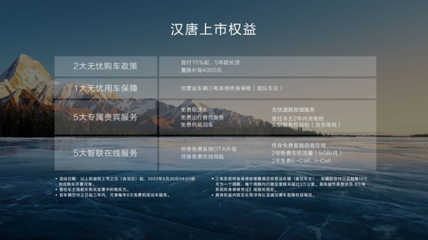 20.98-29.98万 标配10大核心高阶配置 汉唐双旗舰冠军版上市