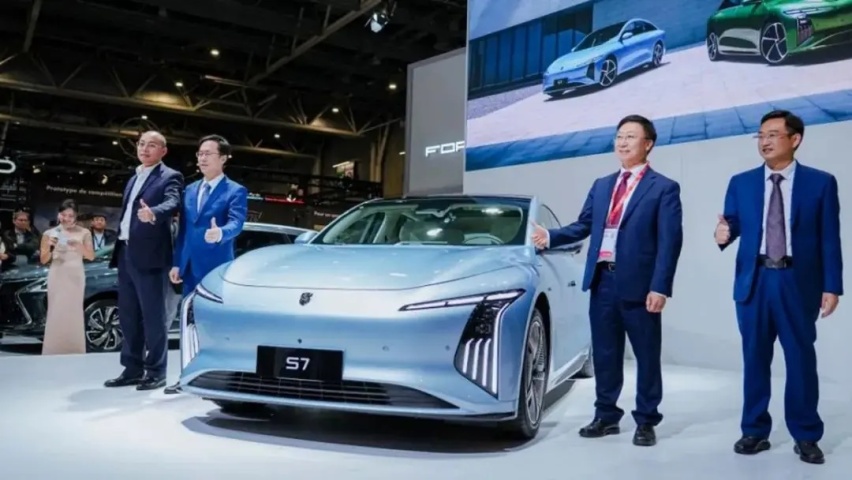 【E汽车】东风风行星海S7正式在海外市场亮相