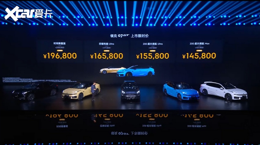 领克07GT上市算笔账:限时价14.58万起,这波权益到底有多夸张