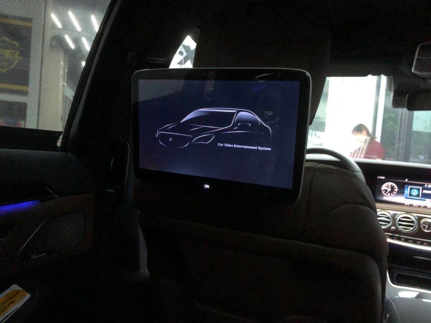 江西上饶2020款奔驰S350L改装柏林之声旋转高音通风座椅
