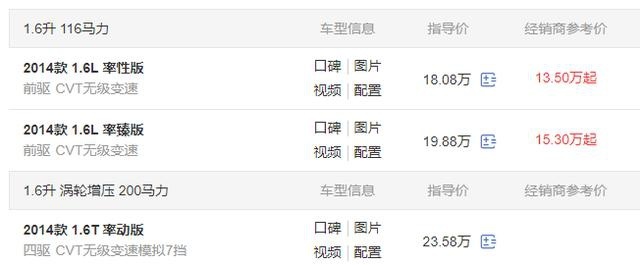 报价低于14万，ESQ或清仓处理，无国六或退出中国