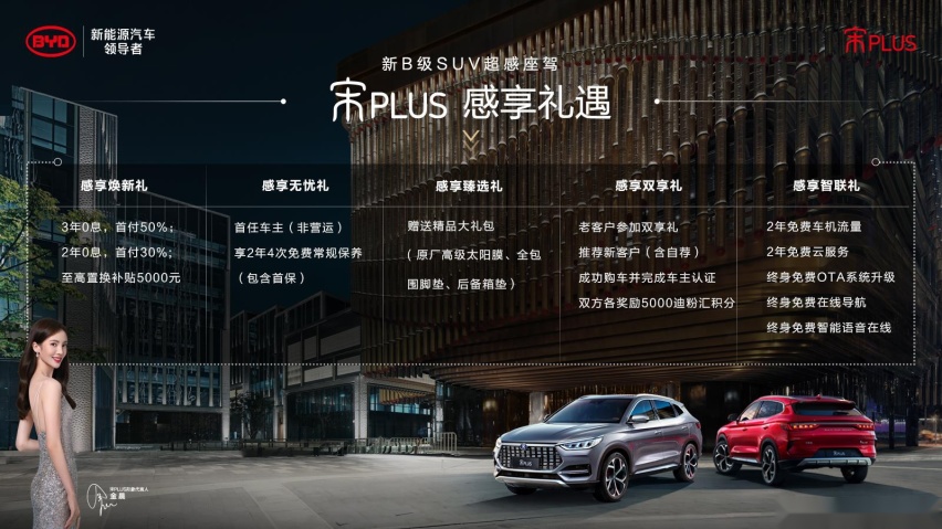 豪华感明显提升，搭载全新1.5T引擎，比亚迪宋PLUS上市
