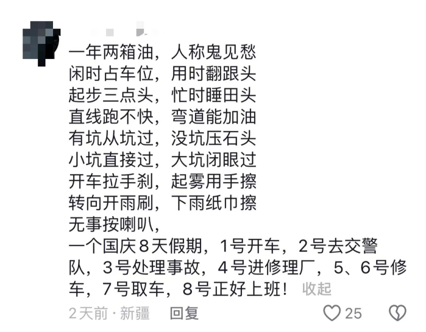 国庆高速危险名场面，说停就停的车、劈叉的二师兄……