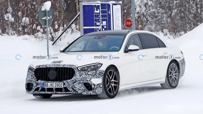 梅赛德斯-AMG S 63 e谍照曝光 或将今年亮相