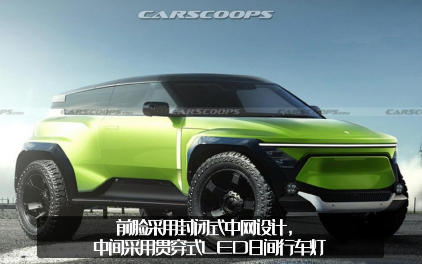 比奔驰G级香？特斯拉硬派SUV车型曝光，外观硬派搭载越野AT胎
