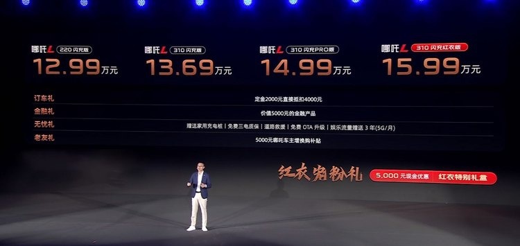 哪吒L增程版正式上市 推出四种版本，售12.99万-15.99万元