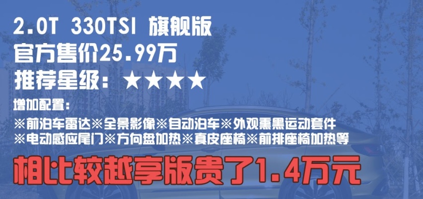 30万元级轿跑SUV新选择，途观X哪款配置更值得入手？