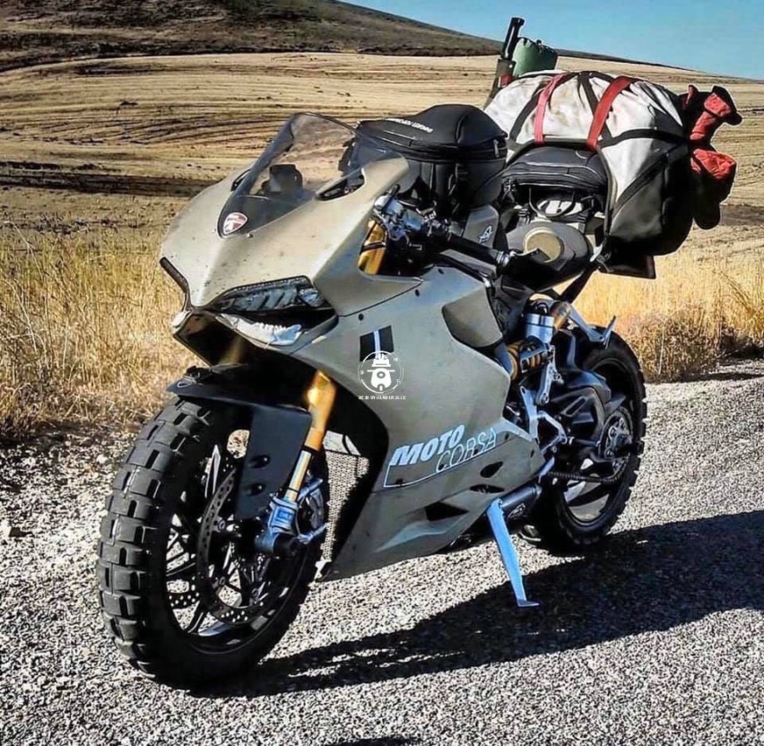 杜卡迪1199 Panigale玩越野？有钱任性的玩法