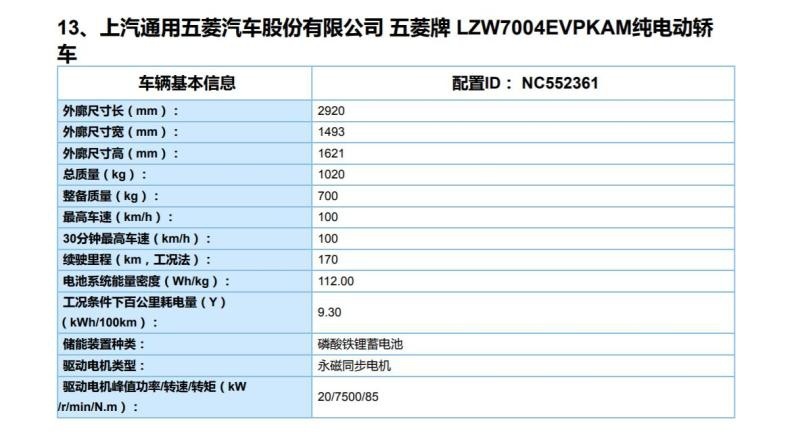 续航更长，动力更强，宏光MINI EV新车型信息曝光