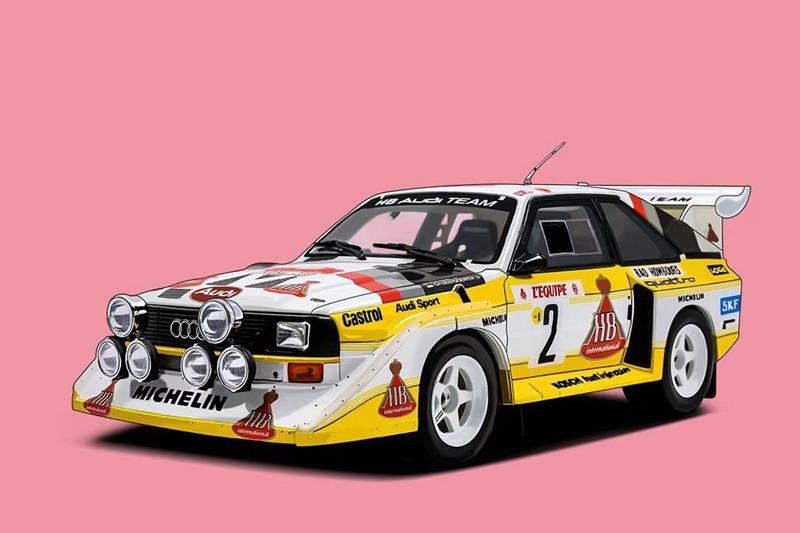 1987年由沃尔特·罗尔驾驶的奥迪sport quattro s1 pikes peak以10