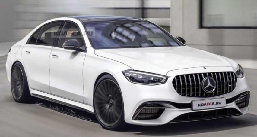 全新一代梅赛德斯-AMG S63渲染图
