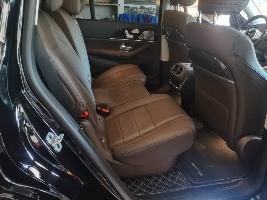 22款奔驰GLS450升级迈巴赫GLS600七座改四座、爱马仕橙