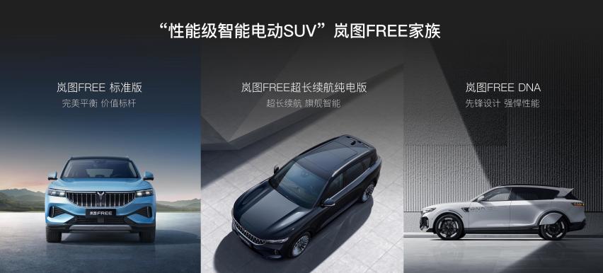 岚图FREE超长续航纯电版上市 售价39.36万元