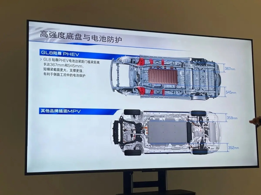 着重关注电池保护 别克GL8 PHEV底盘布局解读
