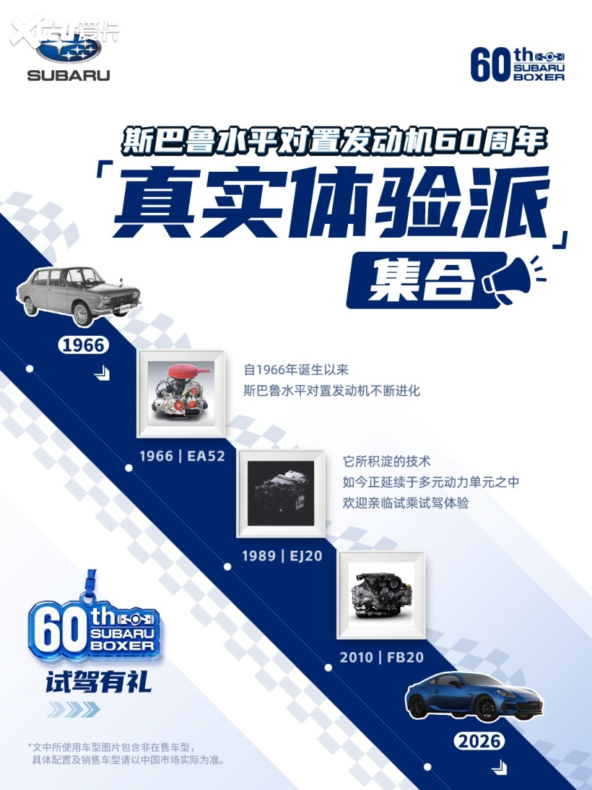 水平对置60周年！斯巴鲁森林人：下一程山海，为你“加点油”