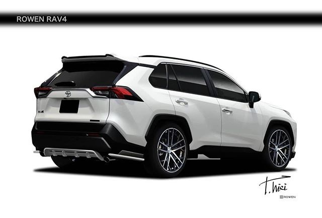 广州车展看到全新一代丰田RAV4不知道怎么改？Rowen外观