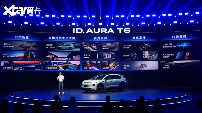 搭载史上最强德系车机 一汽-大众ID.AURA T6正式开启盲订