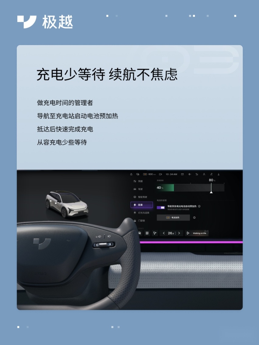 智能座舱娱乐提质扩容 极越01实现V1.3.1版本升级