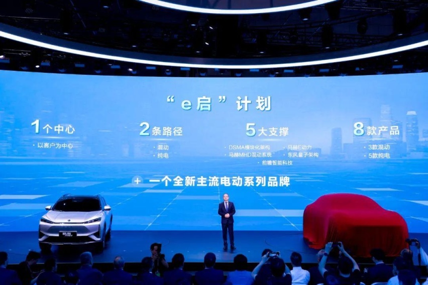 东风公司发布全新品牌eπ “e启”计划正式启动
