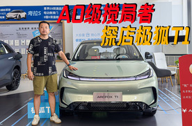 想买代步车的等一等，轴距2.77米空间大，时尚设计感，探店极狐T1