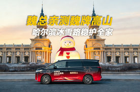 魏总亲测魏牌高山 哈尔滨冰雪路稳护全家