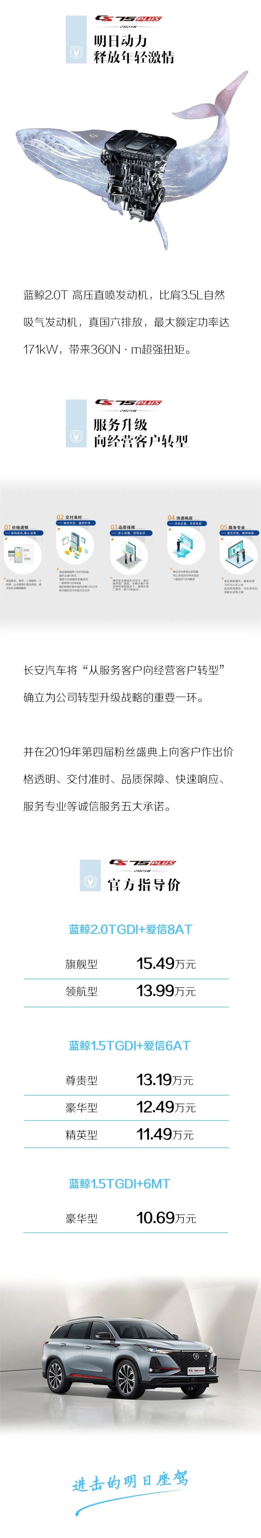 明日科技全面进化 2021款长安CS75PLUS正式上市