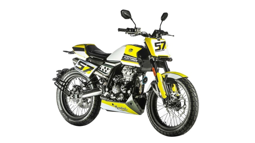 TFT全彩仪表、40mm倒叉，Flat Track 125